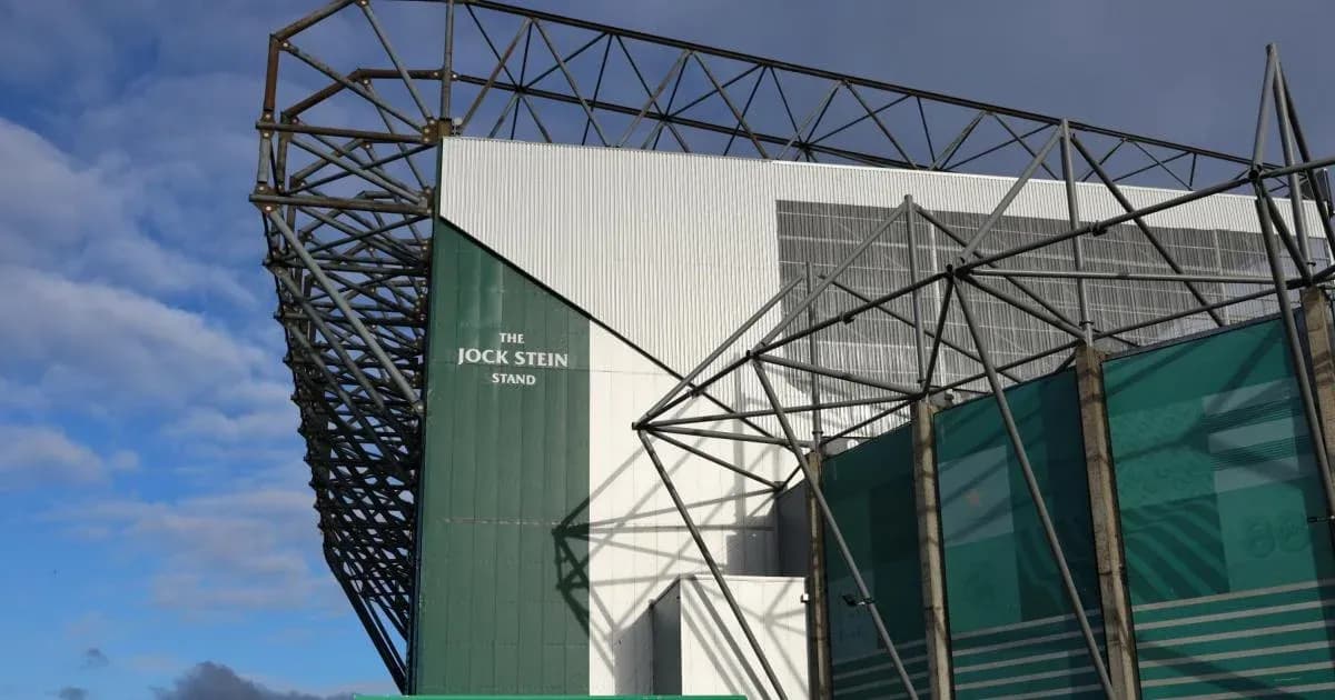 Exterior view of Jock Stein Stand at stadium