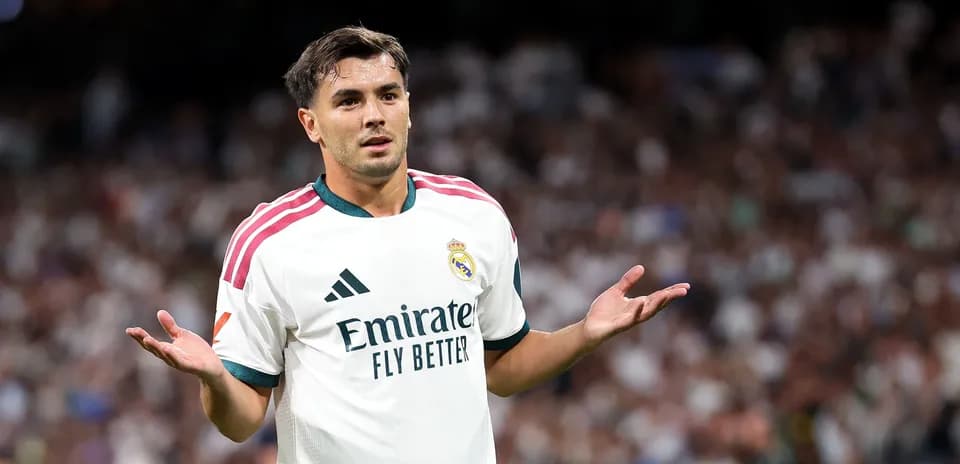 Player gesturing during a match at stadium