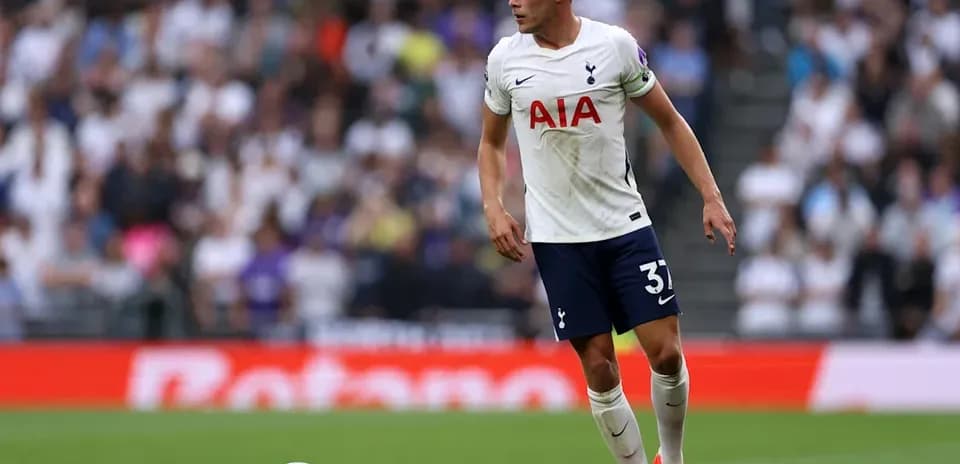 Tottenham player in action during a match
