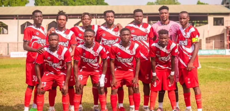 Nasarawa United team photo before match