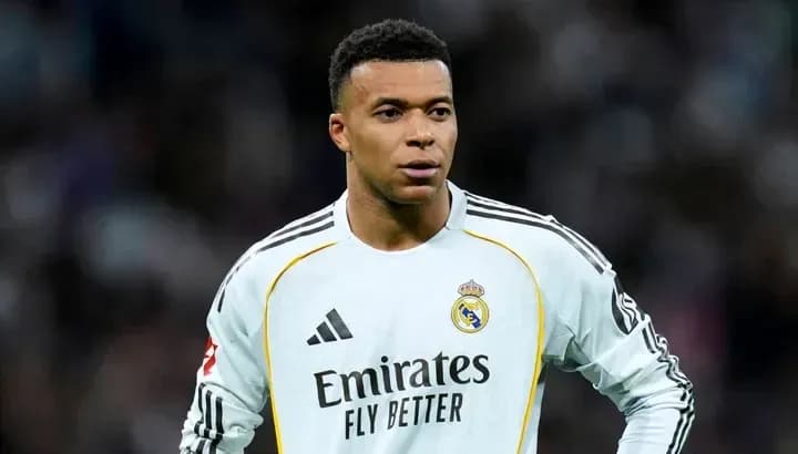 Player in Real Madrid kit during match