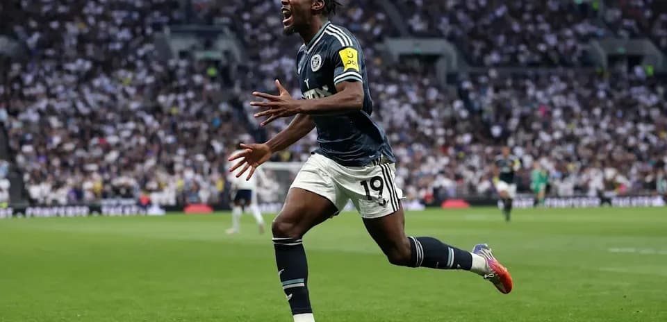 Player celebrating a goal on the field