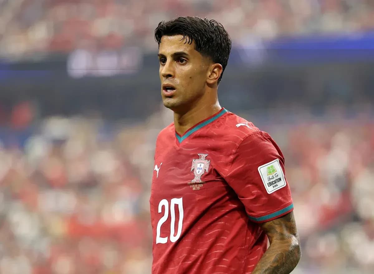Player in red Portugal jersey during match