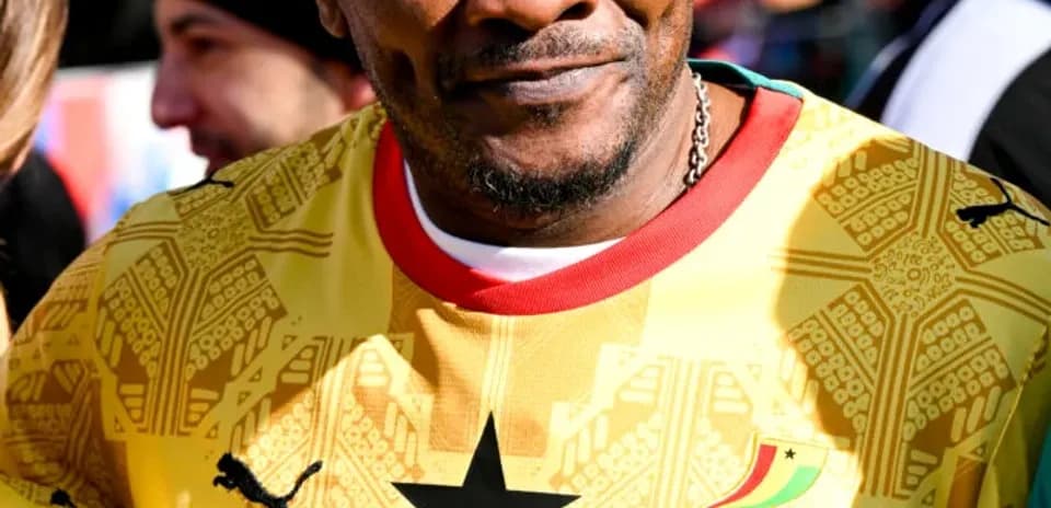 Asamoah Gyan Backs England as Group L Favorites