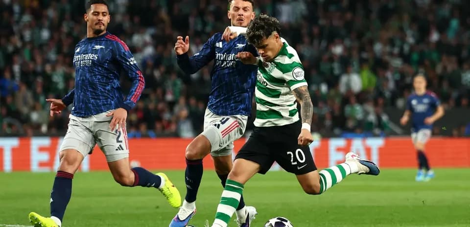 Player dribbling while being challenged by opponents