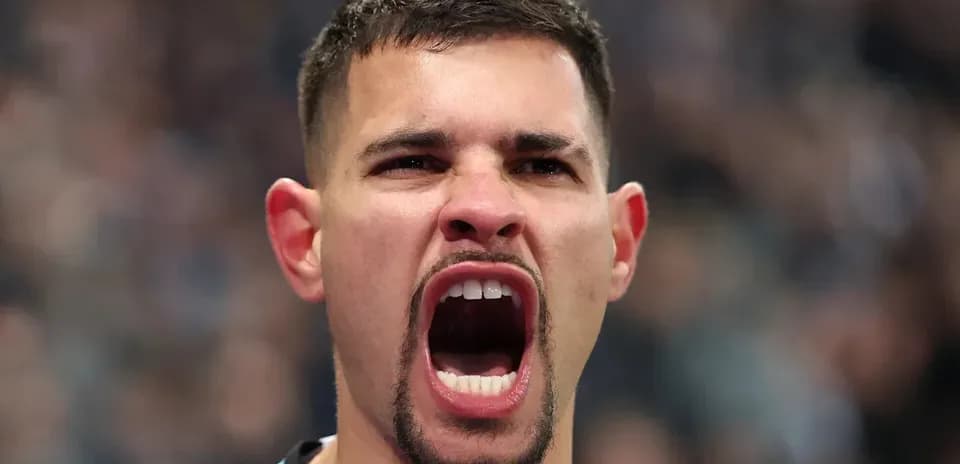 Player yelling passionately during a match
