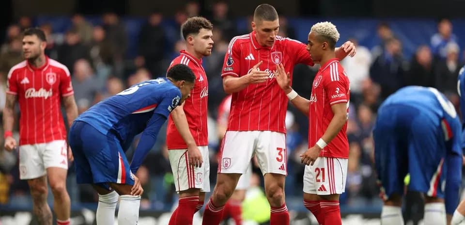Players discussing during match on the field