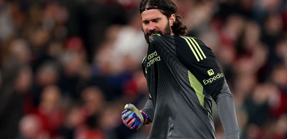 Goalkeeper celebrating during a match