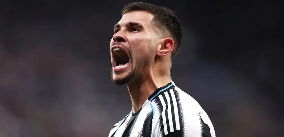 Player celebrating passionately during a match