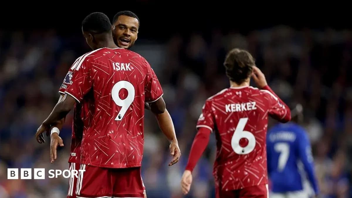 Players celebrating on the pitch during a match