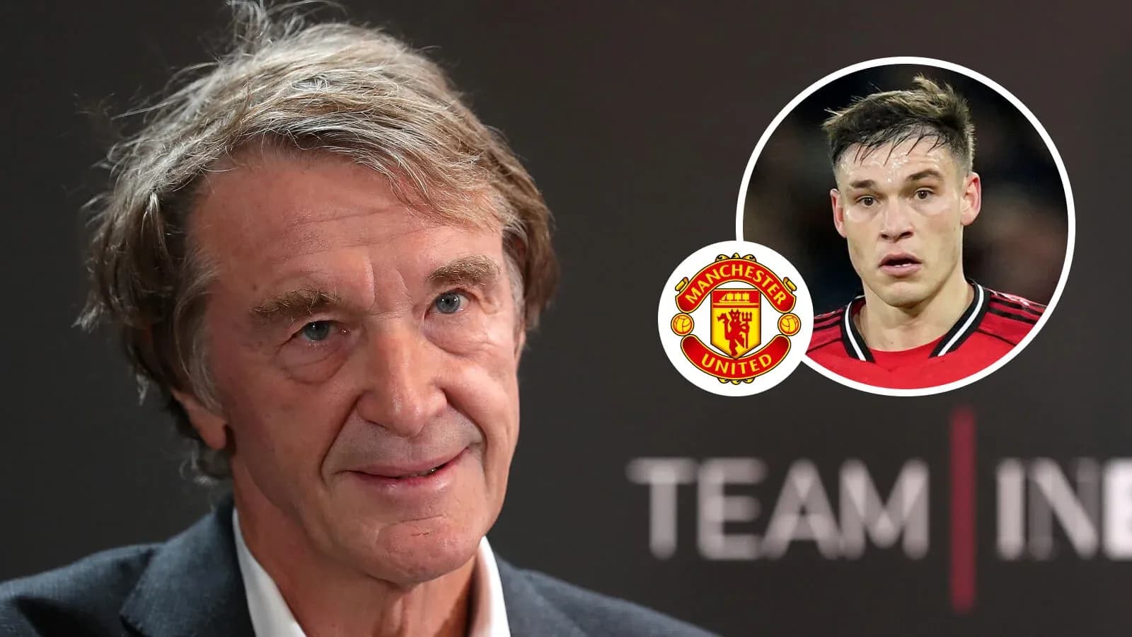 Executive discussing Manchester United player transfer