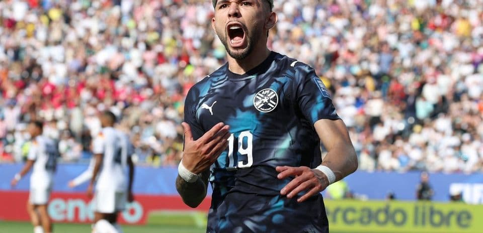 Player celebrating after scoring a goal in match