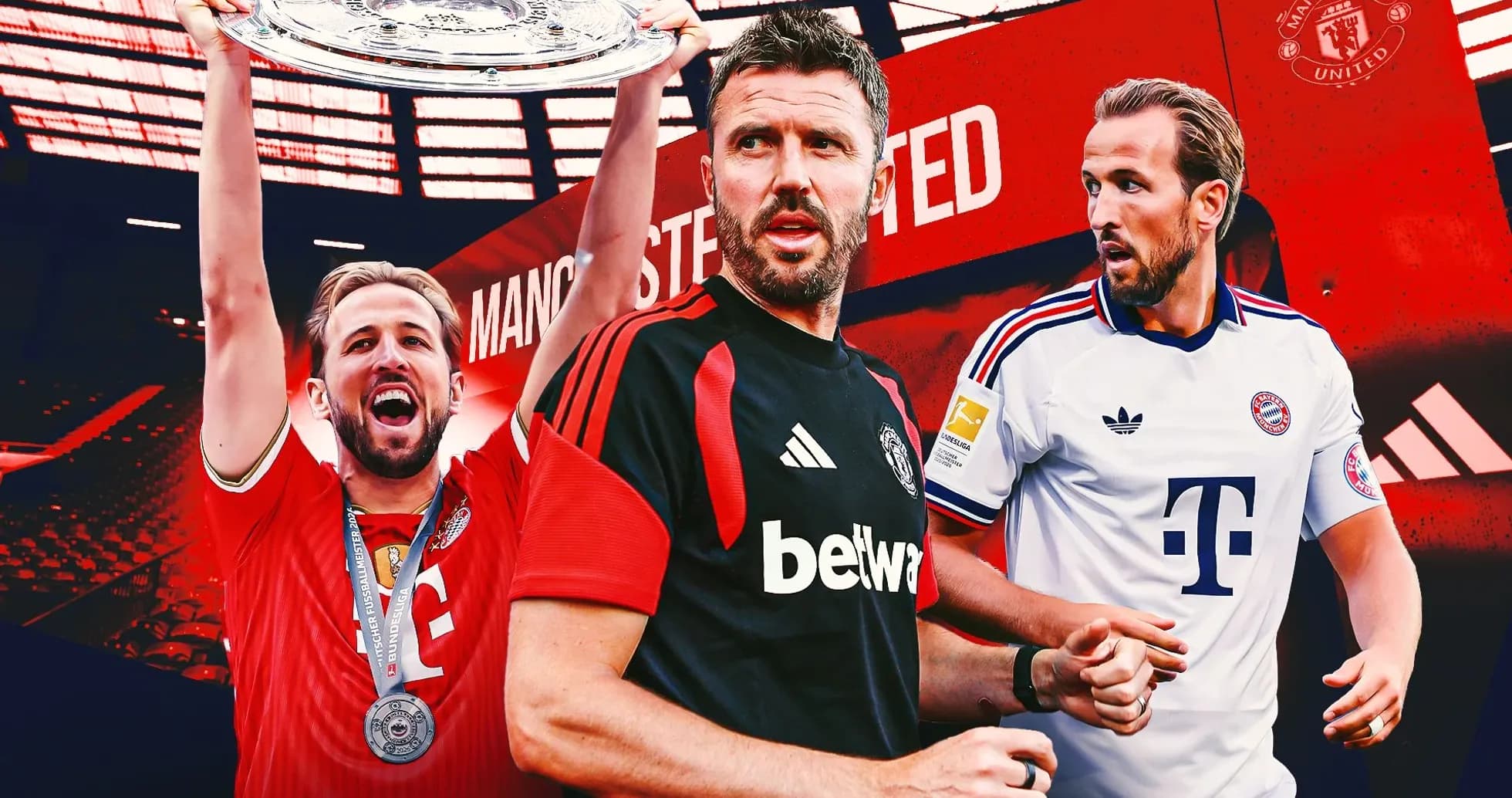 Three football players in club jerseys and backgrounds