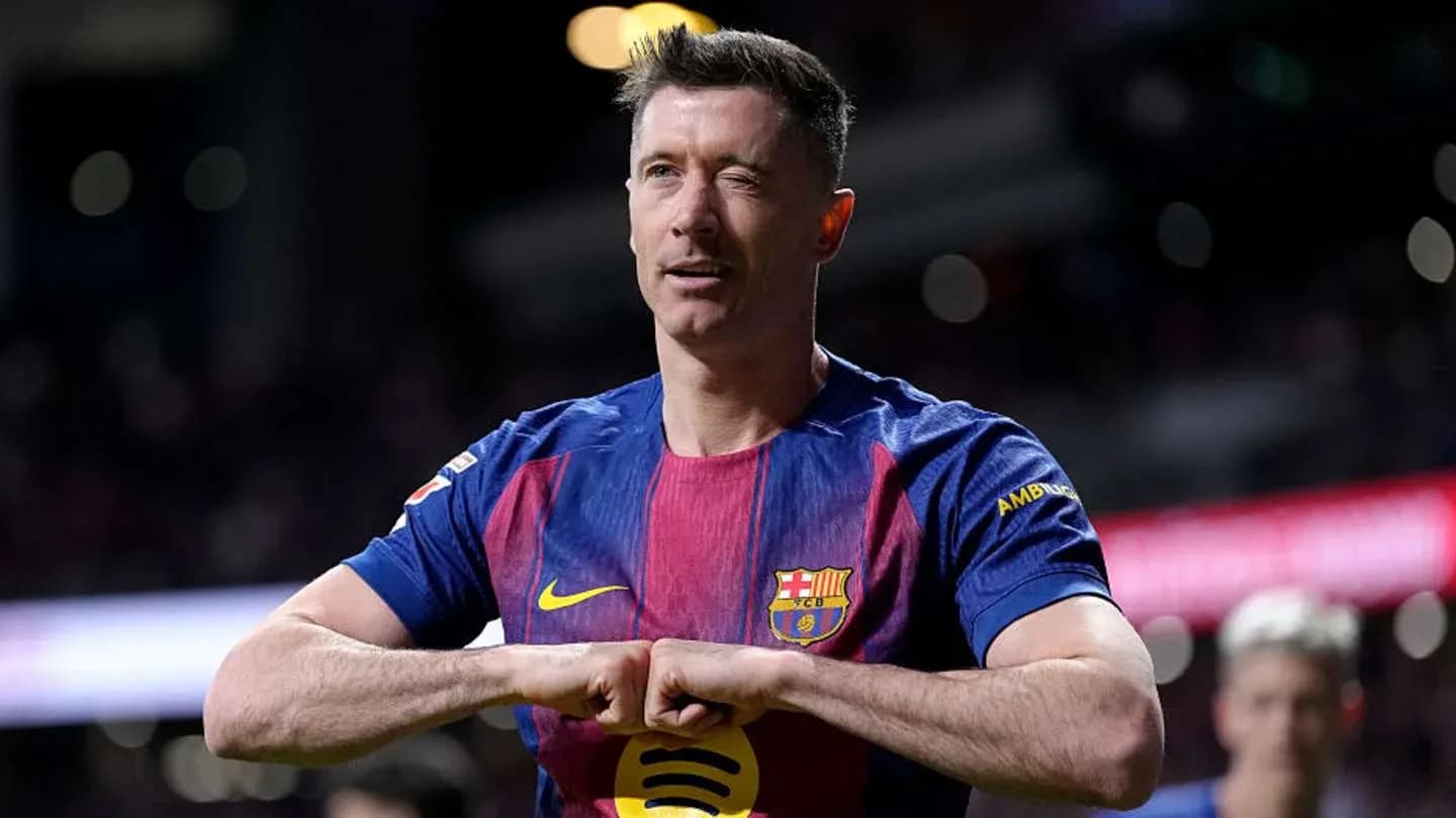 Player celebrating after scoring for FC Barcelona