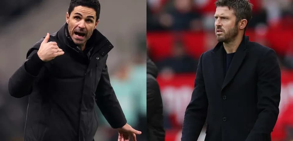 Two football managers giving tactical instructions during match