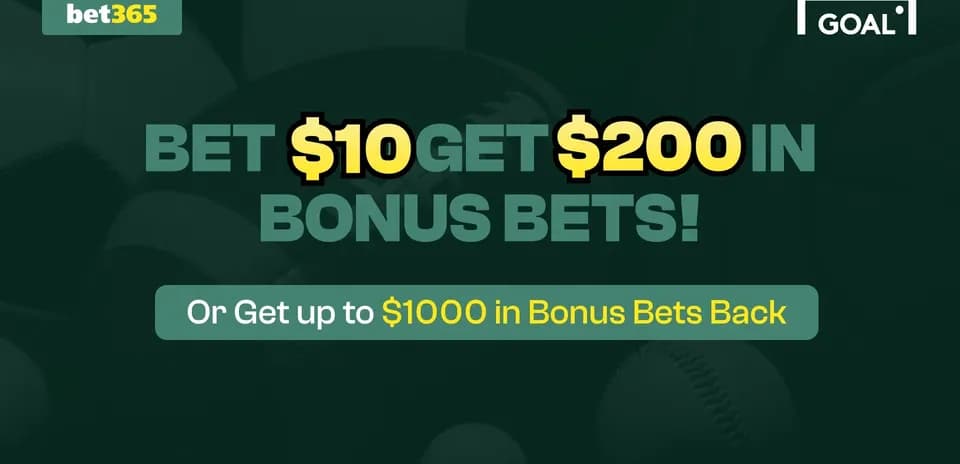 Promotional banner for bet365 bonus bets offer