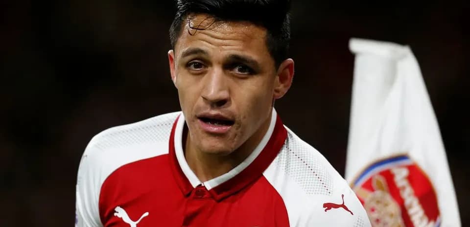 Player in Arsenal kit during a match