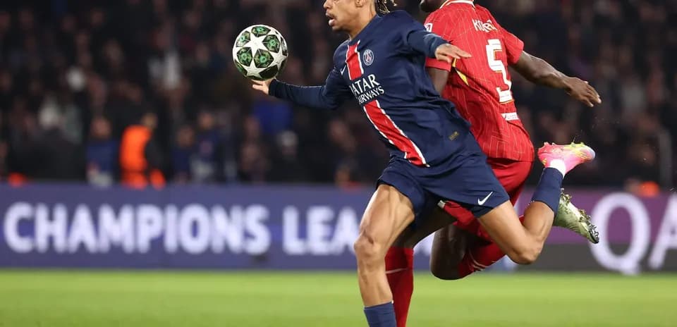 Player from Paris Saint Germain in action