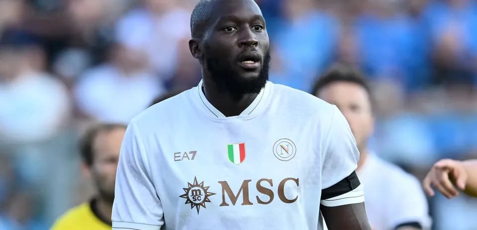 Player wearing Napoli jersey during match action