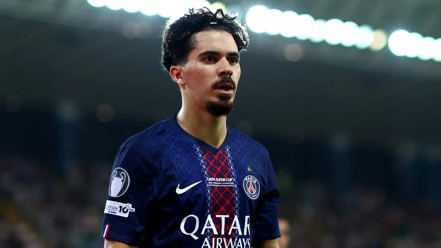 Player wearing PSG jersey during match