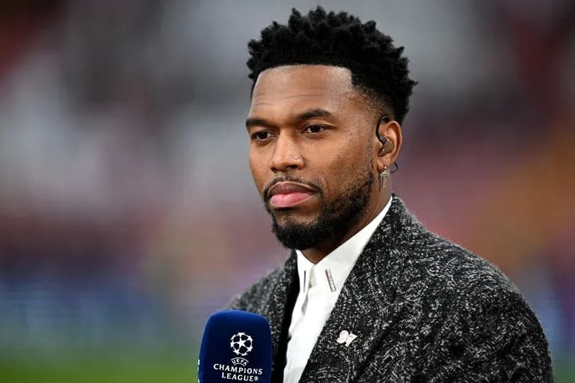 Presenter speaking during UEFA Champions League broadcast