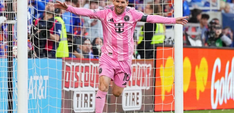 Player celebrating after scoring a goal in match