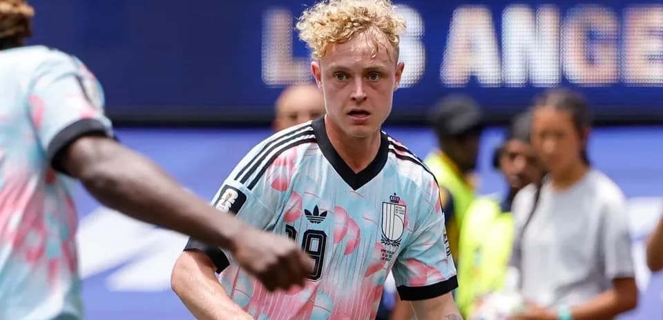 Player in colorful jersey during soccer match