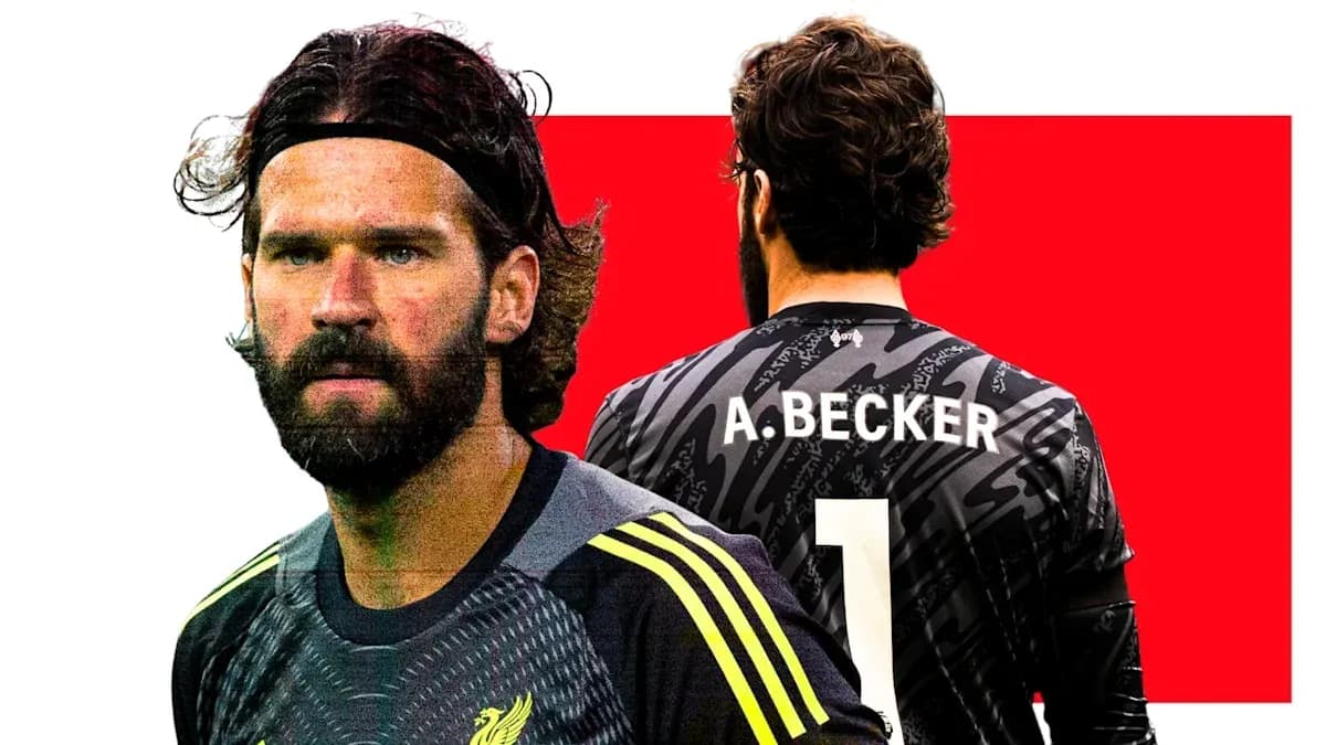 Goalkeeper Alisson Becker in Liverpool kit