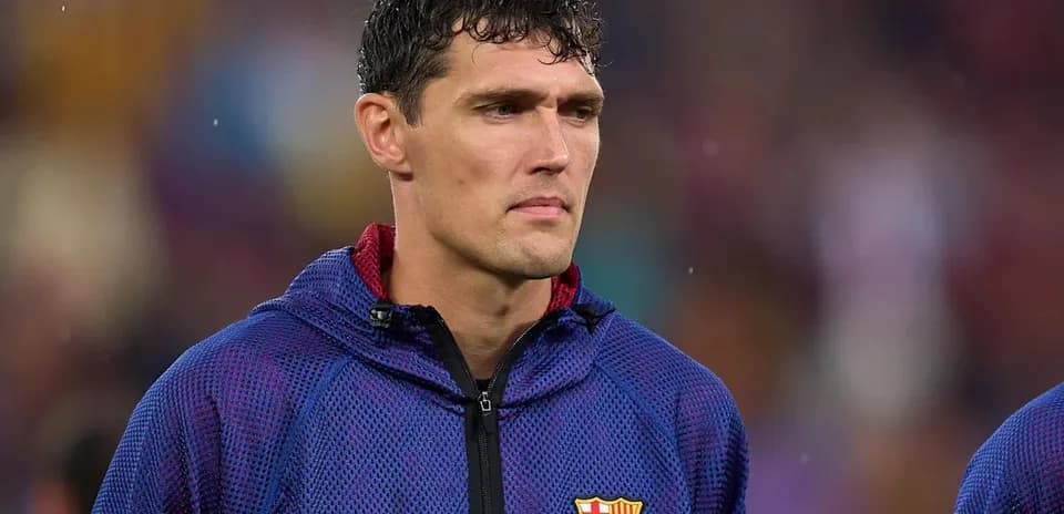 Player wearing Barcelona jacket during match preparation