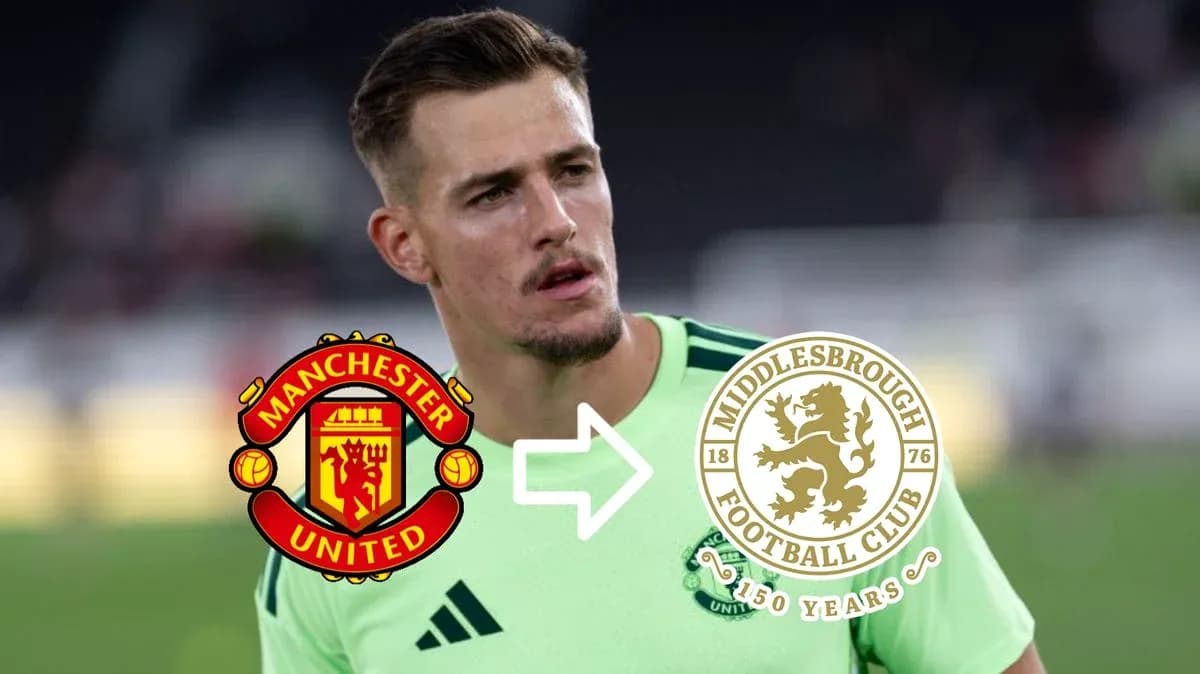 Goalkeeper transitioning from Manchester United to Middlesbrough