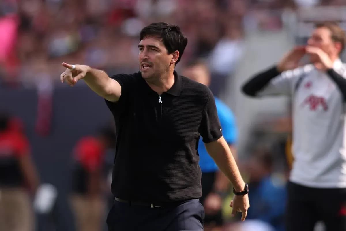 Coach giving instructions during a match