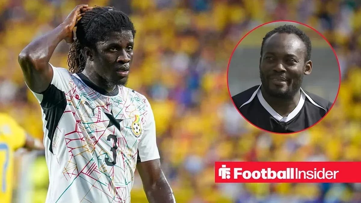 Ghana player looking frustrated during match play