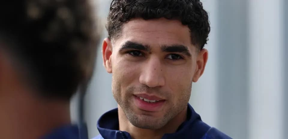Football player during training session outdoors