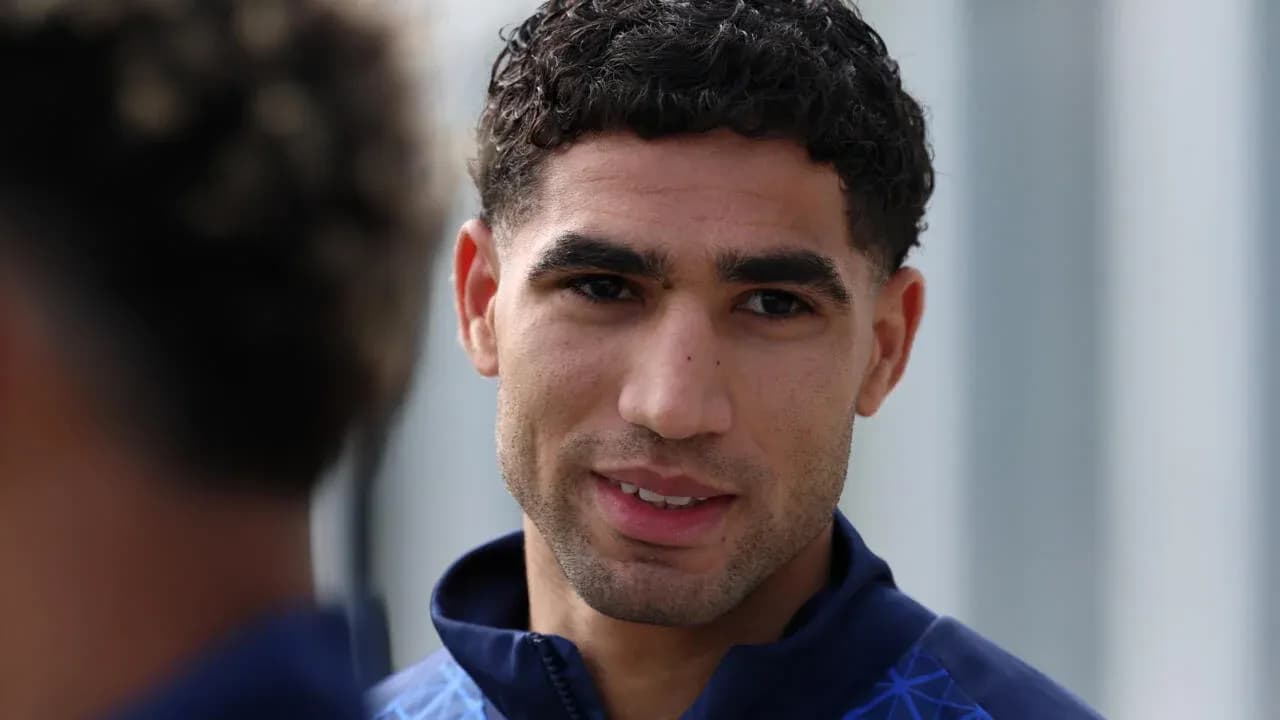 Football player during training session outdoors