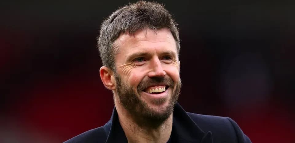 Man smiling during a sports event
