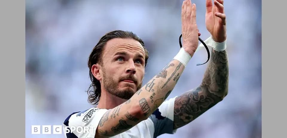 Player applauding fans after the match
