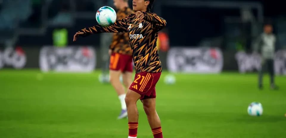 Player warming up with ball during training session