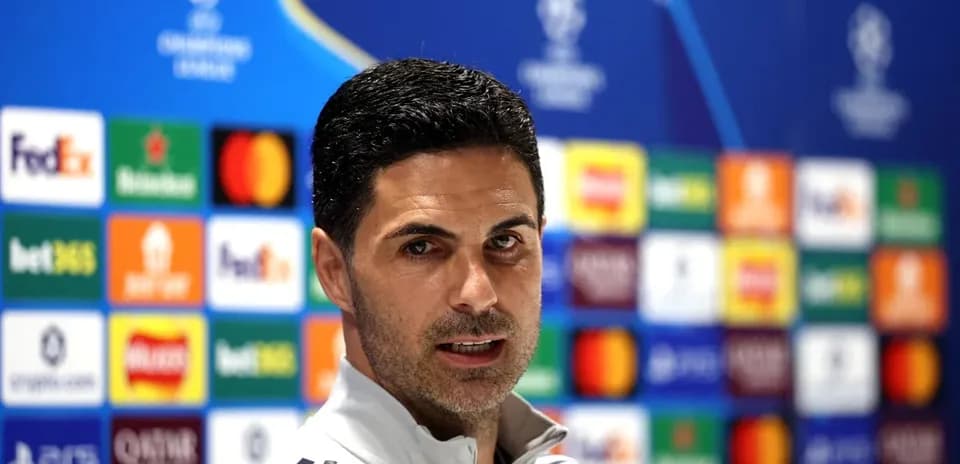Manager speaking at Champions League press conference
