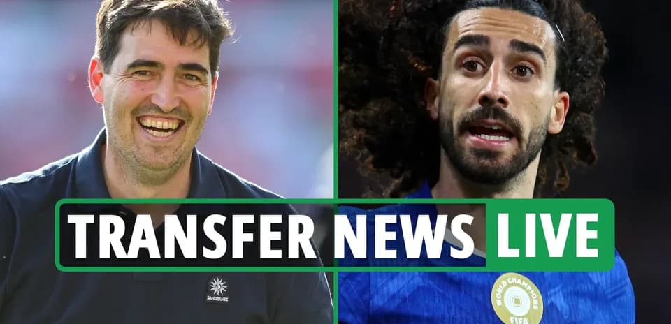 Coach smiling and player speaking during transfer news