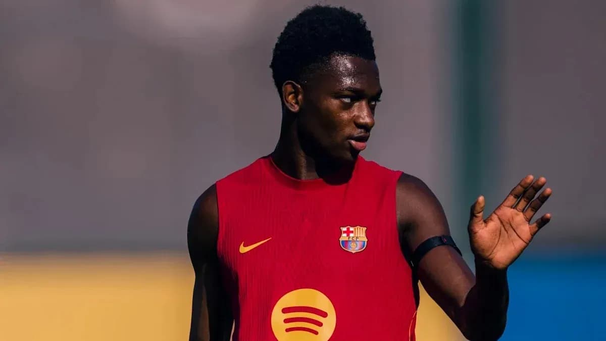 Player in red jersey during training session