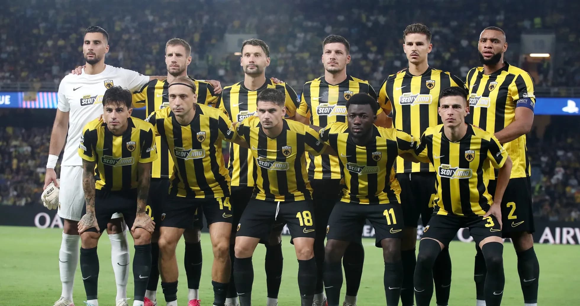 AEK Athens team news for Champions League.