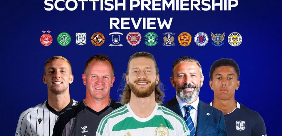 Players and coaches from Scottish Premiership teams displayed
