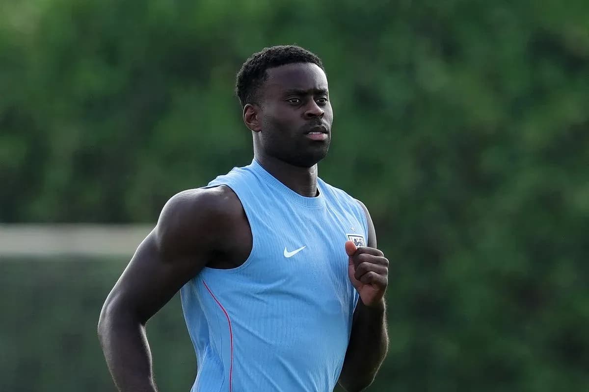 Player jogging during training session outdoors