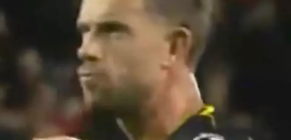 Player gesturing during a match