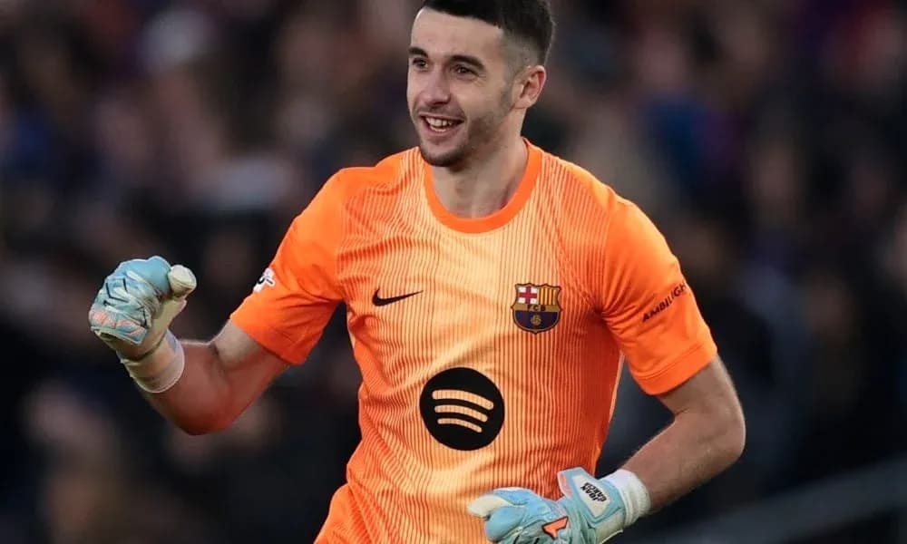 Goalkeeper celebrating during a match