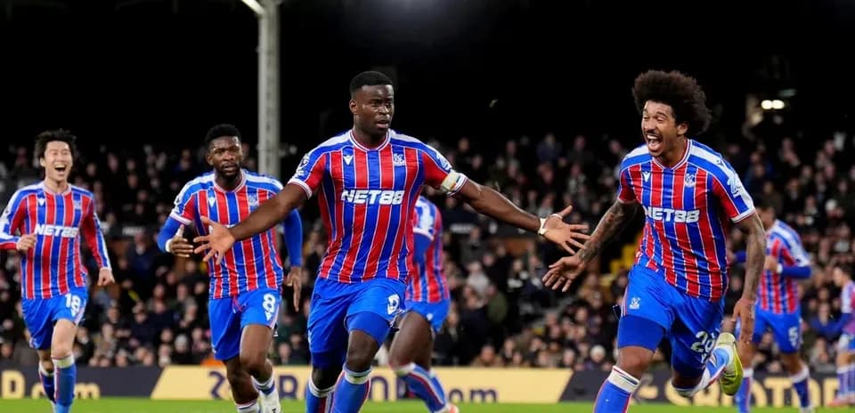 Crystal Palace players celebrating a goal