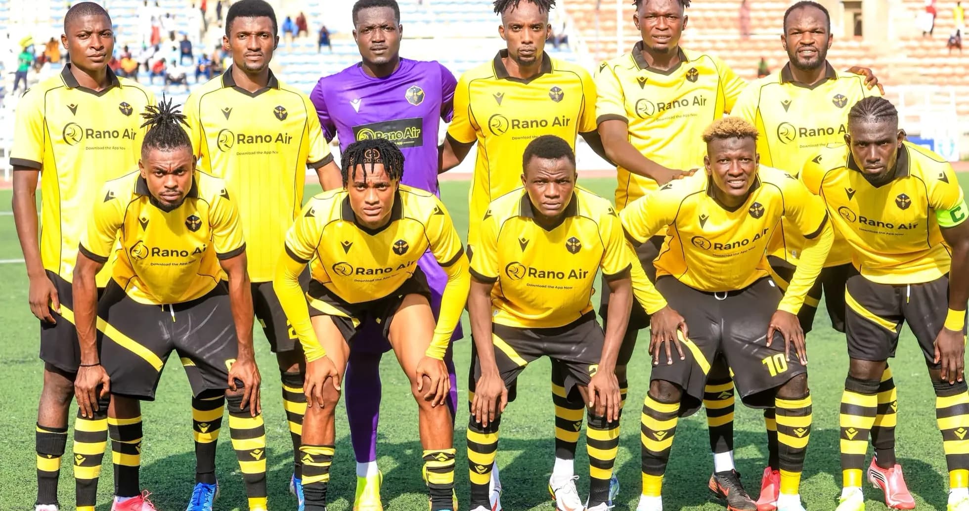 Ikorodu City team photo before the match