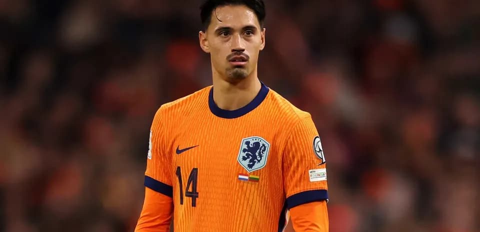 Player wearing Netherlands jersey during match