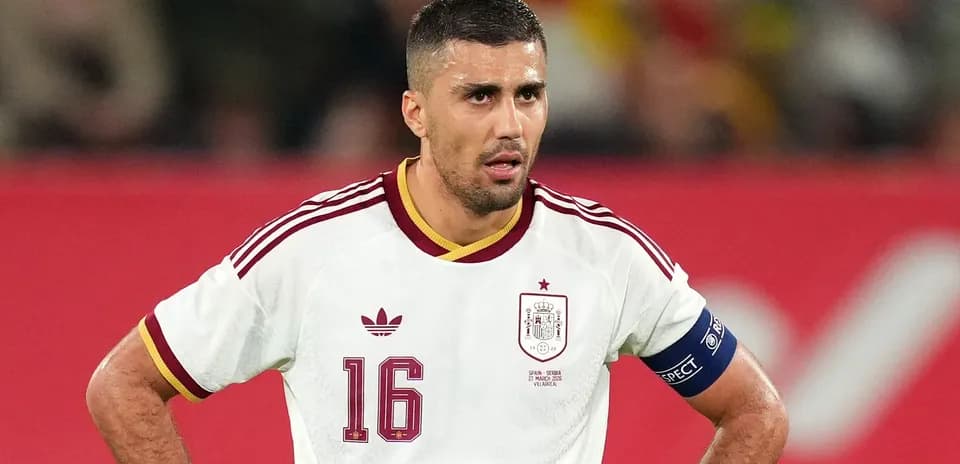 Player in Spain kit during a match