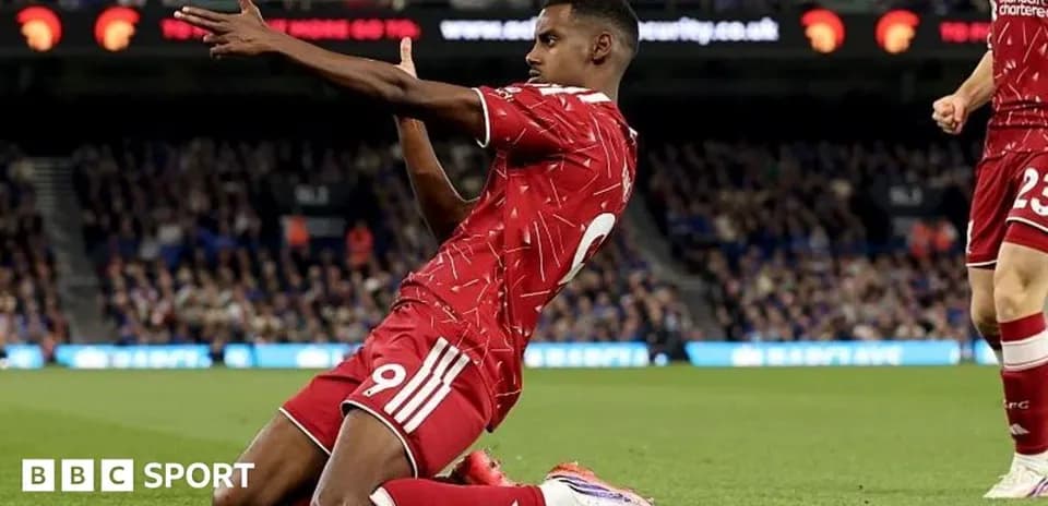 Player celebrating after scoring a goal for Liverpool